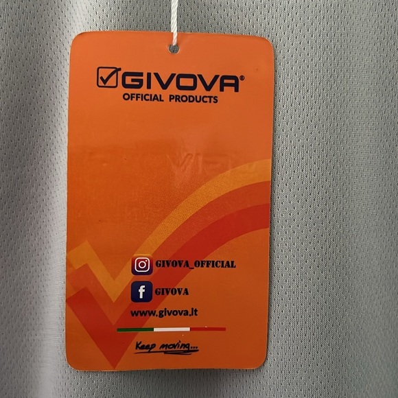 Givova Gray Athletic T-Shirt - Picture 3 of 4